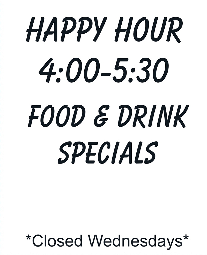 Notice for Happy Hour